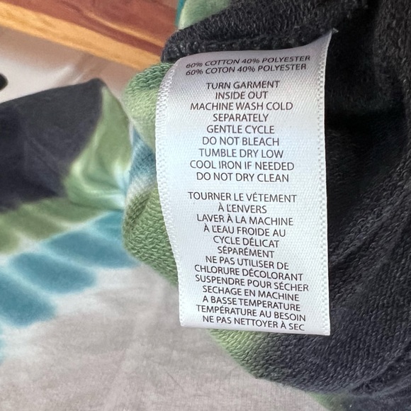 Beach Lunch Lounge Tie Dye Crew Neck Top Size XS - Picture 4 of 6